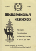 Festschrift 20 Jahre Siedlergemeinschaft Hirschknock
